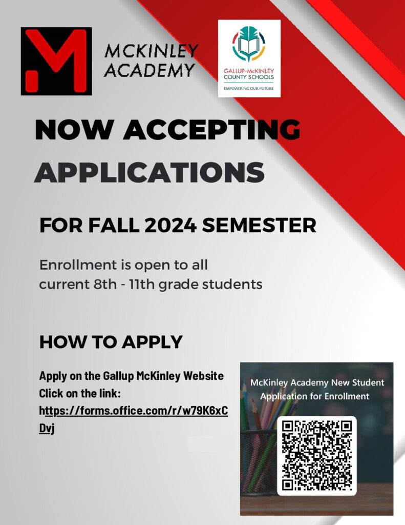 McKinley Academy Application Flyer Fall 2024 (1)