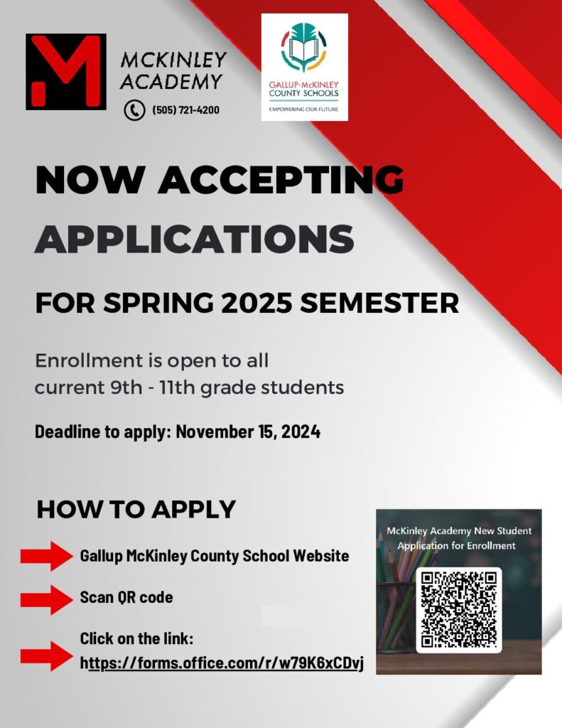 McKinley Academy Application Spring 2025 (1)